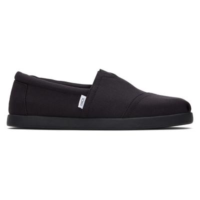 TOMS Men's Black Alp Fwd All Recycled Cotton Canva...