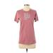 Bella + Canvas Short Sleeve T-Shirt: Pink Tops - Women's Size Small