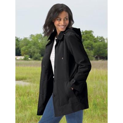 Women's Updated 7-Pocket Solid Jacket, Black P-S