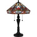 Quoizel Tiffany 24 Inch Table Lamp - TF16142MBK