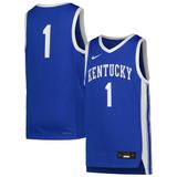 Youth Nike #1 Royal Kentucky Wildcats Icon Replica Basketball Jersey