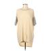 Lularoe Casual Dress - Shift Crew Neck Short sleeves: Ivory Print Dresses - Women's Size X-Small
