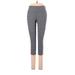 Marika Sport Active Pants - Mid/Reg Rise Skinny Leg Cropped: Gray Activewear - Women's Size Medium