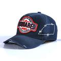 DSQ Cap Baseball Cap Adjustable Men's in Cotton Baseball Embroidery Dsquared Letters Dad Hat Hip Hop Trucker Cap (Color:Blue)