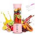 Portable Blender for Shakes and Smoothies, USB Rechargeable Personal Blender, Mini Blender with a 17.6oz Capacity, Strong Stainless-Steel Blades, and Powerful Motor, For Travel, Camping, Gym (Pink)