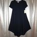 Lularoe Dresses | Lularoe Bnwt Xxs Carly Swing Dress - Black | Color: Black | Size: Xxs