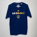 Adidas Shirts | Adidas La Galaxy Tshirt Climalite Mens M | Color: Blue/Gold | Size: M