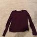 American Eagle Outfitters Tops | American Eagle, Longsleeve T-Shirt, Size Small | Color: Purple | Size: S