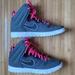 Nike Shoes | Men's Nike Dunk High Top Athletic Tennis Shoes, Size 7.5 | Color: Gray/Pink | Size: 7.5