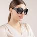 Gucci Accessories | New Gucci Oversized Women Sunglasses Gg0875s 001 Gucci Black Eyewear Gg0875s | Color: Black/Gray | Size: Os