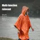 Poncho imperméable d'urgence film en aluminium isolation contre le froid vêtements de pluie