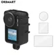 DJI Osmo Action 3 Frame Case Lens Cap Juste de protection Cold Shoe Mount Protecteur d'écran en