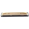 Clé de jeu à 24 trous Harmonica Tremolo orgue buccale Double rangée de bleus