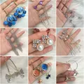 Boucles d'oreilles pendantes en perles de cristal pour femmes boucles d'oreilles pendantes