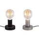 INDA-Support de base de lampe de table en métal vintage prise UE US veilleuses rétro lampes de