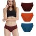 3 Pack EvaWear Teenâ€™s Women Period Panties Menstrual Heavy Flow Postpartum Incontinence Underwear Leakproof - XS