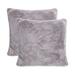 Sherry Kline 26-inch Short Faux Fur Pillow Cover Shell - 2pk