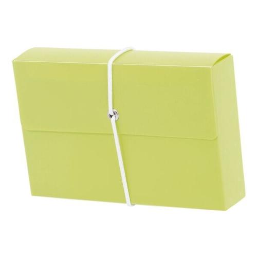 Gefüllte Karteibox – 125 x 75 mm Lime-Green, M und M, 12.5×7.5 cm