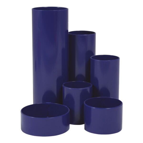 M und M Stifteköcher »Desk-Boy« blau, 12.9x14.7x13.9 cm Image