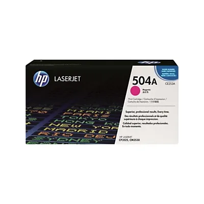 HP 504A Toner authentique CE253A - Magenta