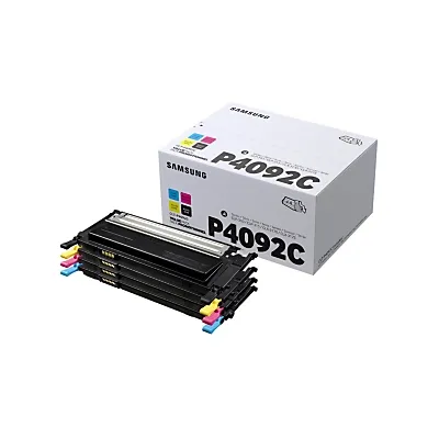 Samsung Toner CLT-P4092C, SU392A, pack 4 couleurs noir, cyan, magenta, jaune