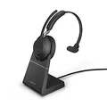 JABRA Evolve2 65 MS Mono - Casque sans fil Bluetooth + Station de recharge - Noir