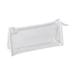 iOPQO Stationery Bag Large-capacity Exam Transparent Pencil Case Stationery Bag Storage Bag pencil case storage bag white White