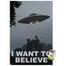 I Want To Believe Wall Poster with Pushpins 22.375 x 34