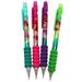 4 pcs Disney Little Mermaid Mechanical pencils - 4 Color Foram Grip Mechanical Pencils