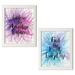 Gango Home Decor Modern Every Day Beauty & Adventure Begins; Two 11x14in Art Prints in White Frames