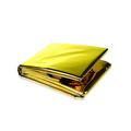 Jygee Emergency Blanket Outdoor Survival Thermal Cover Gear Backpacking Foldable Reflective Keep Warm Tent Sleeping Accessory Gold 130x210cm