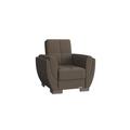 Arm Chair - Ottomanson Armada Air Fabric Upholstered Convertible 3-in-1 Sleeper Arm Chair w/ Storage Wood/Microfiber/Microsuede | Wayfair
