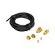 Replacement 9 Black Nylon Boost Hose Kit with 1/8-27 NPT Compression Fittings