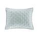 Rosdorf Park Annita Solid Quilted Faux Silk Velvet Romantic Western Decorative Pillow Sham in Gray | 21 H x 34 W in | Wayfair