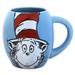 BIOWORLD Blue The Cat In Hat 18oz. Coffee Mug