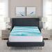 BodiPEDIC 3" Gel Swirl Memory Foam Mattress Topper Memory Foam | 74 H x 53 W x 3 D in | Wayfair 75161