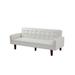 Latitude Run® Jh6003 Sofa & Sofa Bed-white Pu in Brown | 29.13 H x 74.4 W x 32.67 D in | Wayfair 74E4C0E2771B4325A6C089380F301EC2