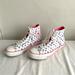 Converse Shoes | Converse All Star Chuck Taylor Women's High Top Sneaker Multi-Color Star Print | Color: Pink/White | Size: 11