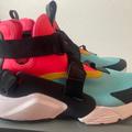 Nike Shoes | Nike Air Huarache City Multi-Color | Color: Blue/Pink | Size: 8