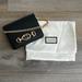 Gucci Bags | Gucci Zumi Card Case Leather Wallet With Removable Chain | Color: Black/Gold | Size: Os