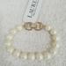 Ralph Lauren Jewelry | New Ralph Lauren Pearl 7.25 Inch Flex Bracelet | Color: Cream/Gold | Size: Up To 7.5"