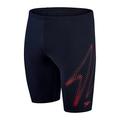 Speedo Men's Hyper Boom Placement II Jammer, True Navy/Fed Red, 38