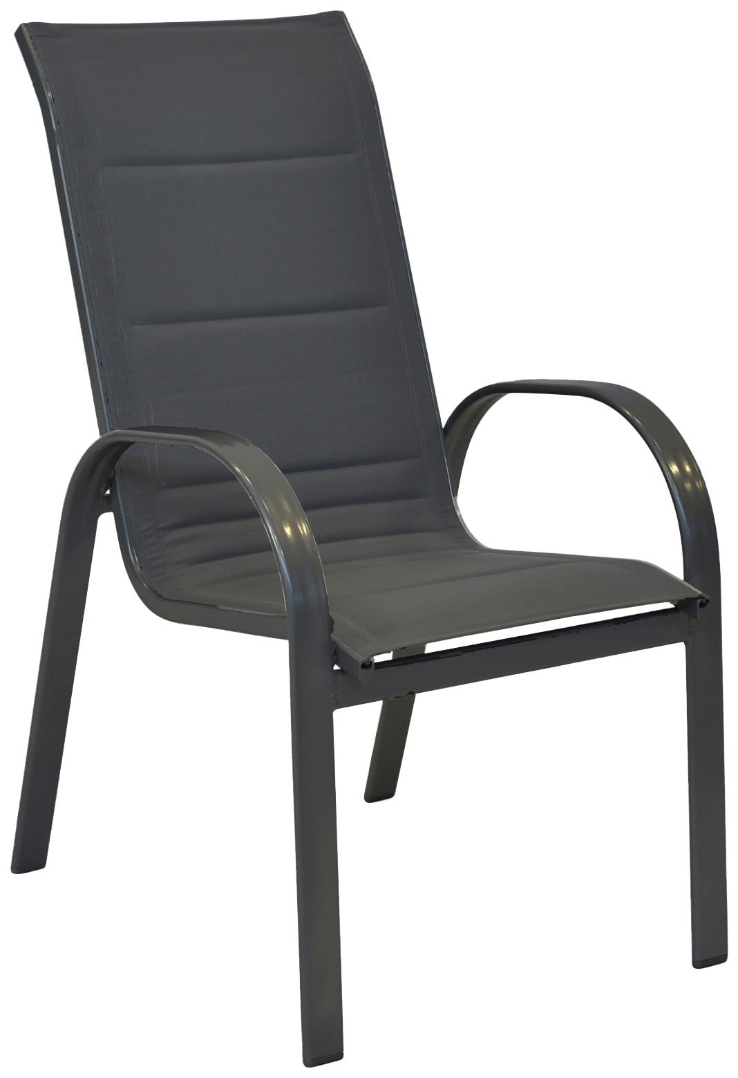 Gartensessel MERXX "Amalfi", grau (graphit, anthrazit), B:57cm H:105cm T:77cm, Sessel