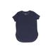 Old Navy Short Sleeve T-Shirt: Blue Print Tops - Kids Boy's Size 10