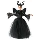 SAFQUEEN-Costume d'Halloween pour Fille Robe de Sorcière de Performance Vêtements de Cosplay Tutu