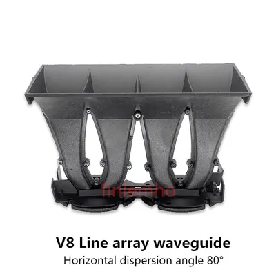 Haut-parleur V8 Line Array DJ klaxon de twecirculation gorge de 2x1.4 pouces adapté au système de