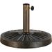 Topeakmart 30lbs 18 Umbrella Base Stand Market Patio Standing Outdoor Living Heavy Duty (Round)