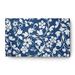 Simply Daisy 3 x 5 Dark Cobalt Blue Evelyn Spring Chenille Indoor/Outdoor Rug