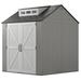 Rubbermaid 7 x 7 Foot Weather Resistant Resin Outdoor Storage Shed Gray