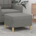 vidaXL Footstool Modern Footstool Ottoman Footrest for Living Room Fabric